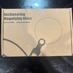 Neckwearing Magnifying Glass